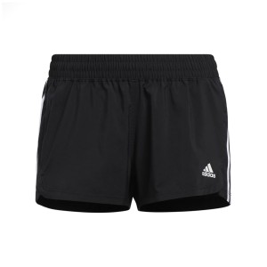 Adidas Performance Pacer 3-Stripes Woven Γυναικειο Σορτς Μαυρο