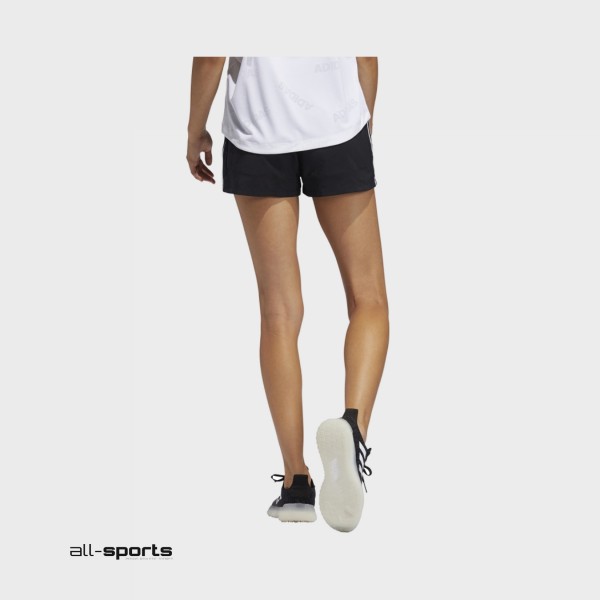 Adidas Performance Pacer 3-Stripes Woven Γυναικειο Σορτς Μαυρο