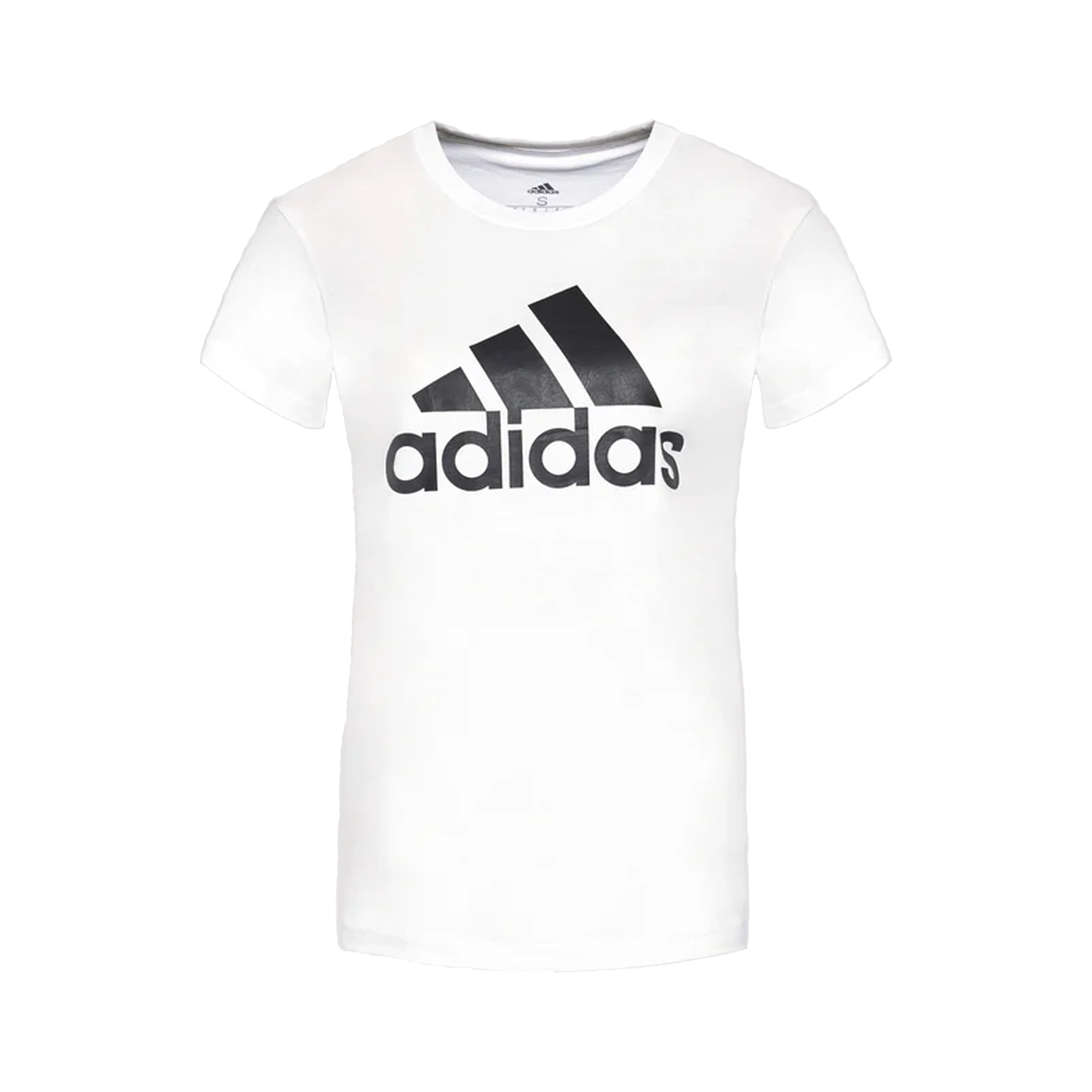 Adidas Essentials Logo Γυναικεια Μπλουζα Λευκη