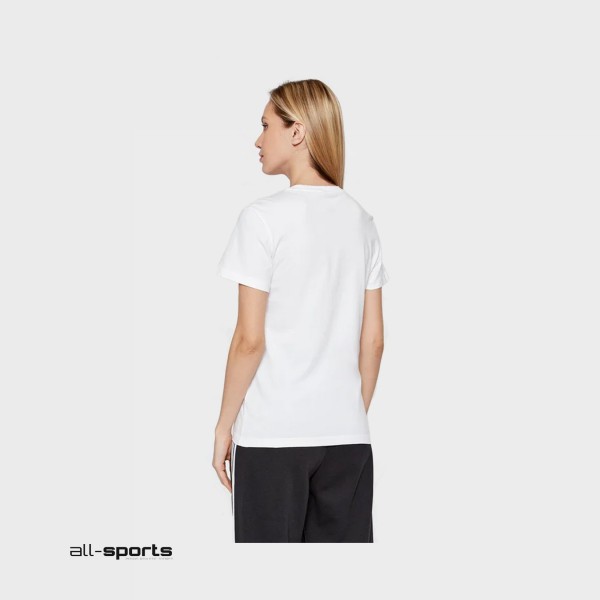 Adidas Essentials Logo Γυναικεια Μπλουζα Λευκη