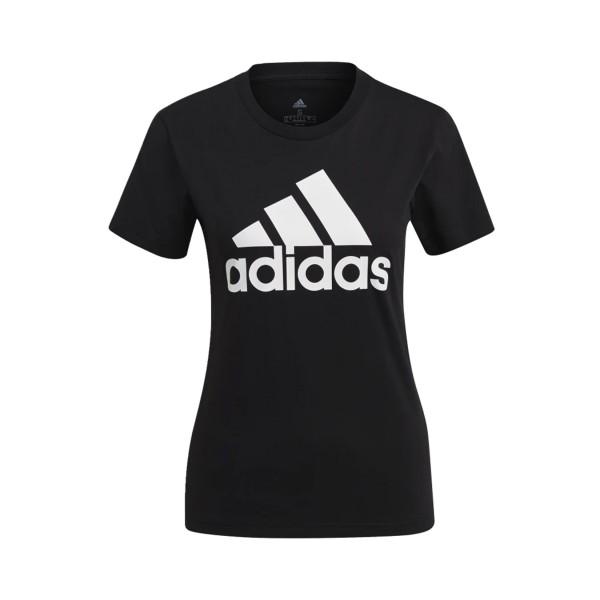 Adidas Essentials Logo Γυναικεια Μπλουζα Μαυρη