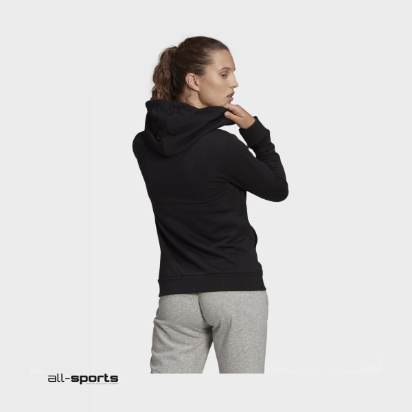 Adidas Essentials Logo Full-Zip Γυναικεια Ζακετα Μαυρη