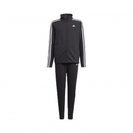Adidas Tracksuit Crew Neck Classic 2 Stripes Εφηβικο Σετ Μαυρο