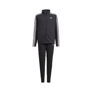 Adidas Tracksuit Crew Neck Classic 2 Stripes Εφηβικο Σετ Μαυρο