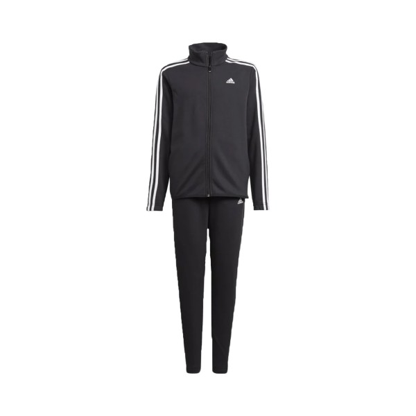 Adidas Tracksuit Crew Neck Classic 2 Stripes Εφηβικο Σετ Μαυρο