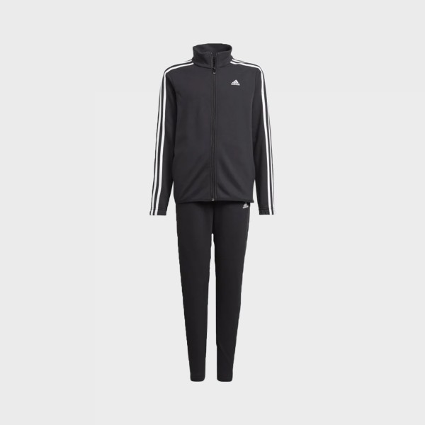 Adidas Tracksuit Crew Neck Classic 2 Stripes Εφηβικο Σετ Μαυρο