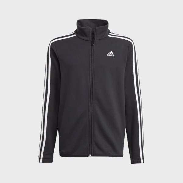 Adidas Tracksuit Crew Neck Classic 2 Stripes Εφηβικο Σετ Μαυρο