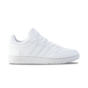 Adidas Hoops On The Court Εφηβικο Παπουτσι Λευκο