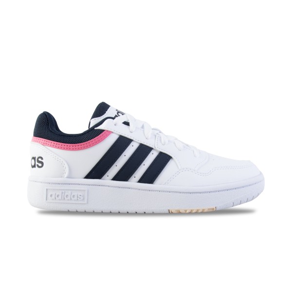 Adidas Originals 3 Stripes Low Hoops 3.0 Unisex Παπουτσι Λευκο - Μαυρο