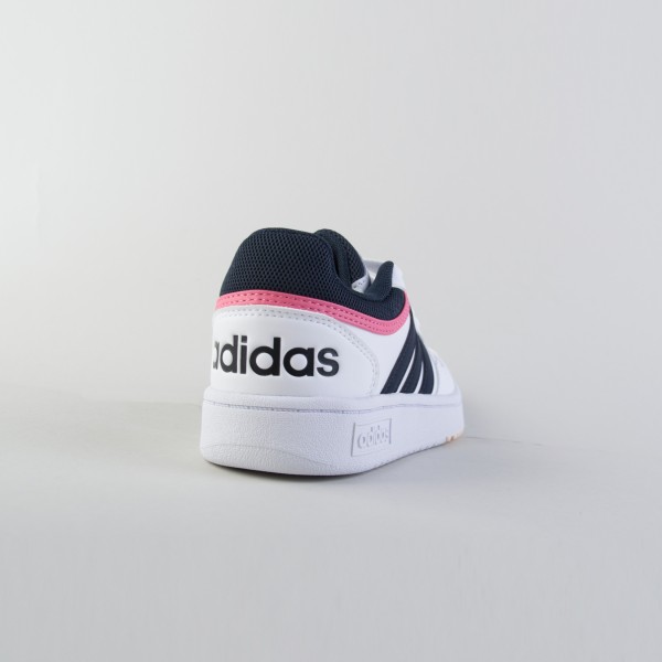 Adidas Originals 3 Stripes Low Hoops 3.0 Unisex Παπουτσι Λευκο - Μαυρο