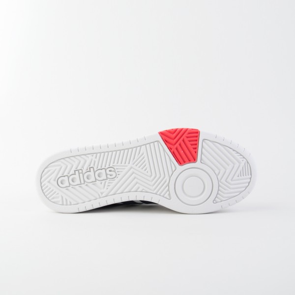 Adidas Hoops 3.0 Sneakers Ανδρικο Παπουτσι Λευκο - Μαυρο