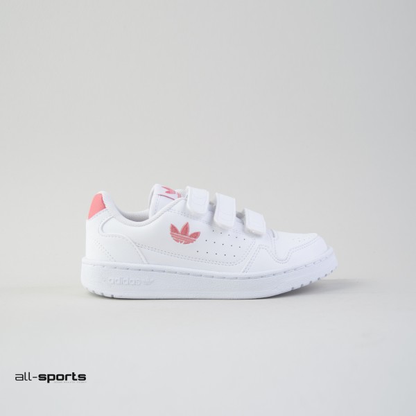 Adidas Originals NY 90 Παιδικο Παπουτσι Λευκο - Κοραλι
