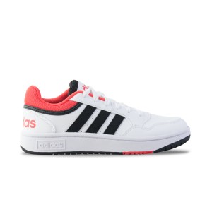 Adidas Originals Hoops 3.0 Low Unisex Παπουτσι Λευκο - Μαυρο