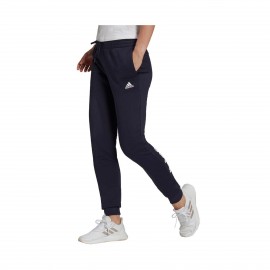 Adidas Performance Fleece Logo Γυναικειο Παντελονι Μπλε