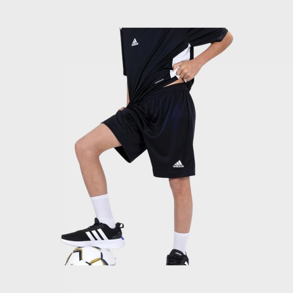Adidas Performance Entrada 22 Football Εφηβικη Βερμουδα Μαυρη