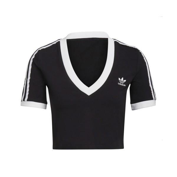 Adiidas Originals Adicolor Classic Cropped Γυναικεια Μπλουζα Μαυρη