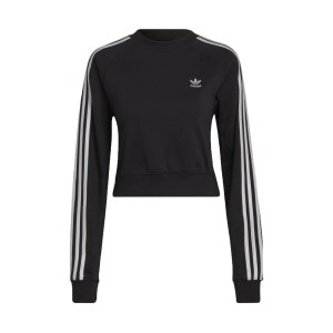 Adidas Adicolor Classics High Shine Crew Γυναικειο Φουτερ Μαυρο