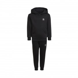 Adidas Originals Adicolor Hoodie Παιδικο Σετ Μαυρο