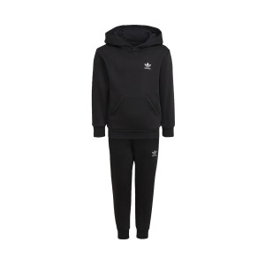 Adidas Originals Adicolor Hoodie Παιδικο Σετ Μαυρο