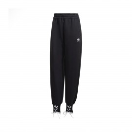 Adidas Always Original Laced Cuff Γυναικειο Παντελονι Μαυρο