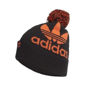 Adidas Originals Adicolor Archive Bobble Unisex Σκουφος Μαυρο - Πορτοκαλι