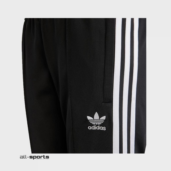 Adidas Originals 3 Stripes Flared Εφηβικο Παντελονι Μαυρο  
