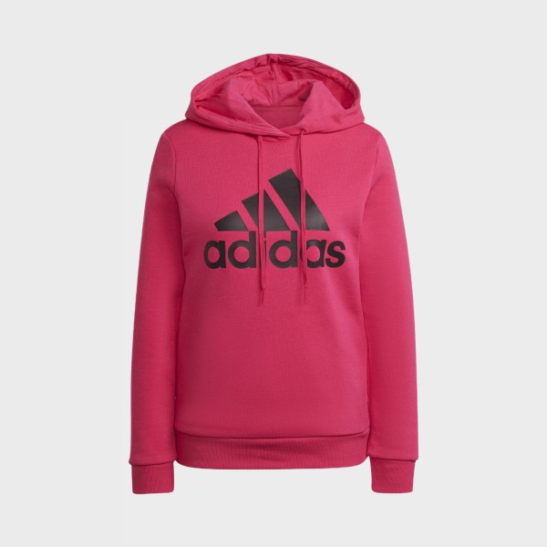 Adidas Essentials Loungewear Logo Fleece Γυναικειο Φουτερ Ροζ