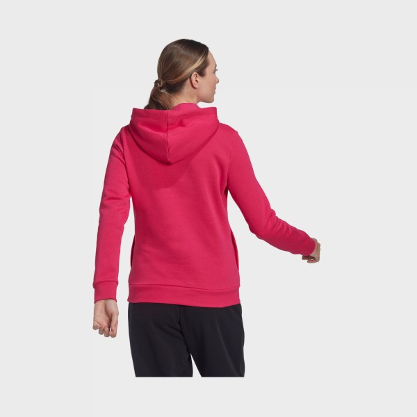 Adidas Essentials Loungewear Logo Fleece Γυναικειο Φουτερ Ροζ
