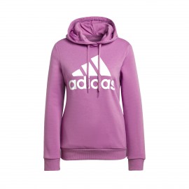 Adidas Loungewear Essentials Logo Fleece Γυναικειο Φουτερ Ροζ