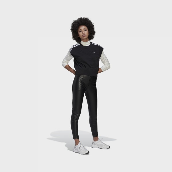 Adidas Originals Adicolor Classics Waist Cinch Γυναικεια Μπλουζα Μαυρη