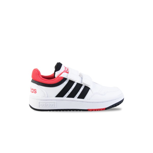 Adidas Originals Hoops 3.0 Low Παιδικο Παπουτσι Λευκο - Κοκκινο
