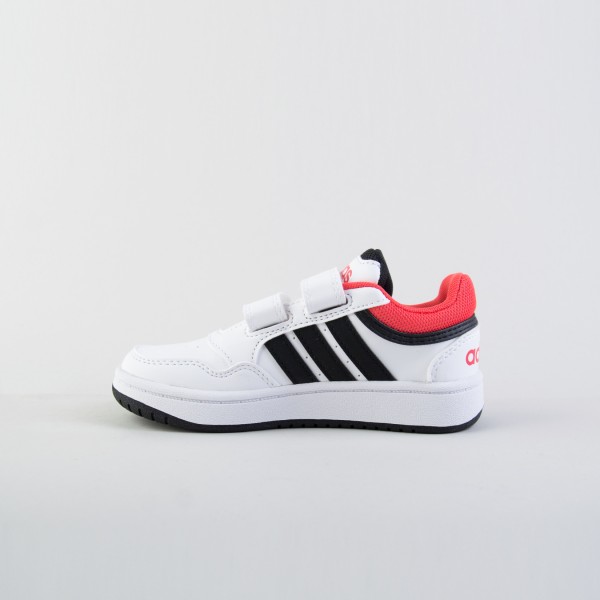 Adidas Originals Hoops 3.0 Low Παιδικο Παπουτσι Λευκο - Κοκκινο