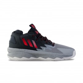 Adidas Dame 8 Ανδρικο Παπουτσι Μπασκετ Γκρι - Μαυρο