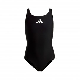 Adidas Performance 3 Bars Econyl Εφηβικο Μαγιο Ολοσωμο Μαυρο