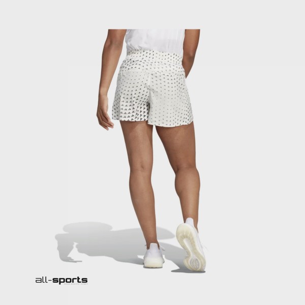 Adidas Aeroready Brand Love Woven Pacer AOP Γυναικειο Σορτσακι Λευκο