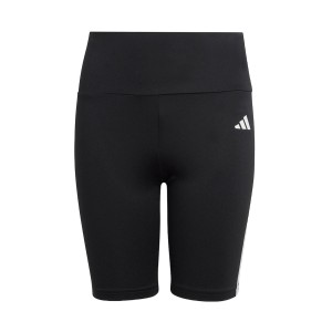 Adidas Train Essentials Aeroready 3 Stripes Biker Εφηβικο Ποδηλατικο Κολαν Μαυρο