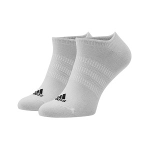 Adidas Sportswear Thin And Light No Show Logo 3 Ζευγη Unisex Καλτσες Λευκες