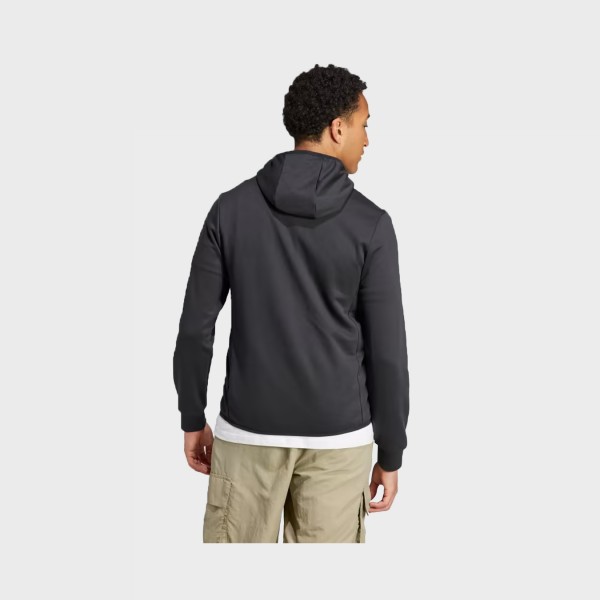 Adidas Sportswear Essentials Hybrid Down Hooded Ανδρικη Ζακετα Μαυρη