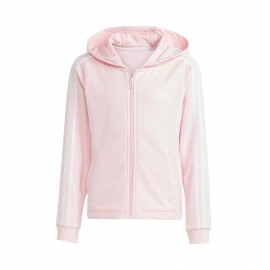 Adidas Sportswear Train Essentials 3 Stripes Εφηβική Ζακετα Ροζ 