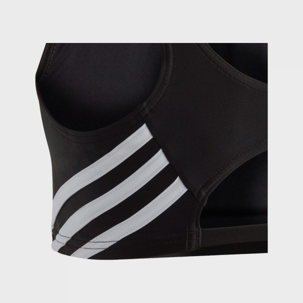Adidas Sportswear 3 Stripes Bikini Παιδικο Σετ Μαγιο Μαυρο
