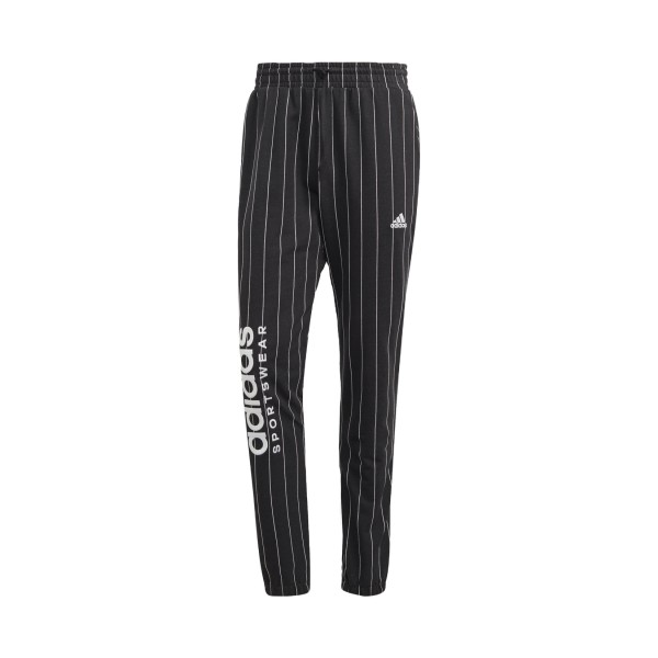 Adidas Sportswear Tiro Pinstripe Fleece Ανδρικο Παντελονι Μαυρο