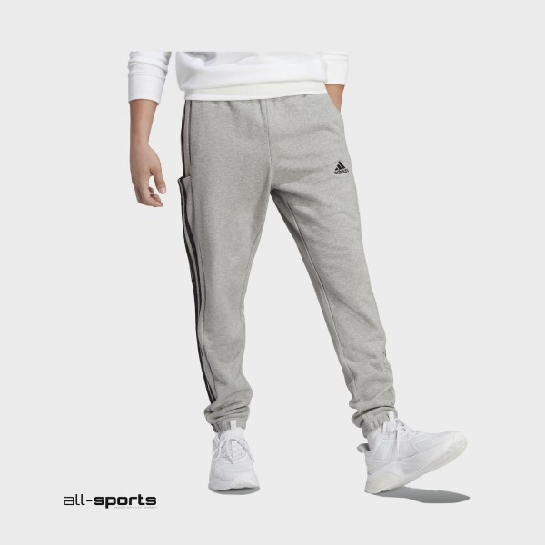 Adidas Sportswear 3S French Terry Tapered Ανδρικο Παντελονι Γκρι