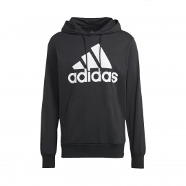 Adidas Essentials Logo Aeroready Hooded Ανδρικη Φουτερ Μαυρη