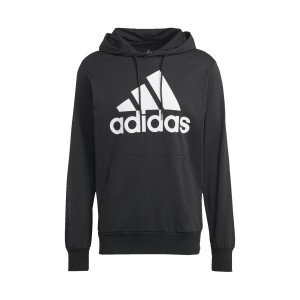 Adidas Essentials Logo Aeroready Hooded Ανδρικη Φουτερ Μαυρη