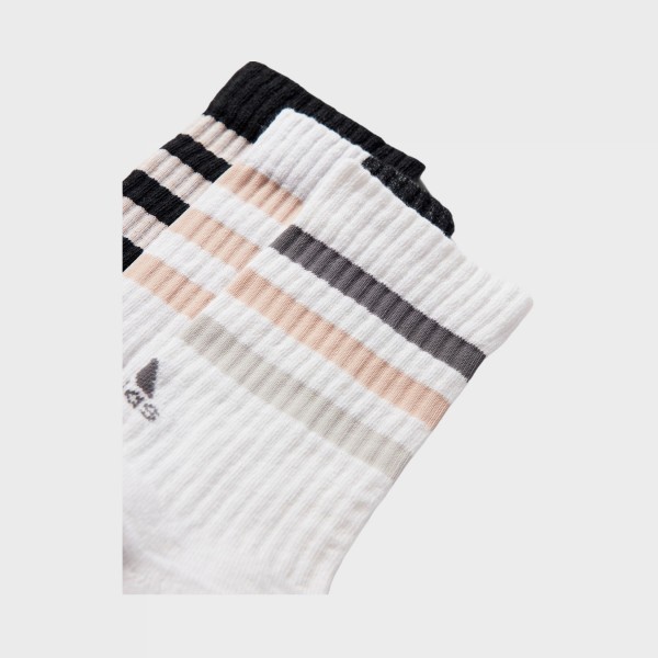 Adidas Sportswear Bold 3 Stripes Cushioned Unisex Καλτσες Πολυχρωμες