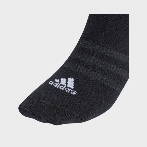 Adidas Low Logo Light 3 Ζευγη Unisex Καλτσες Μαυρες