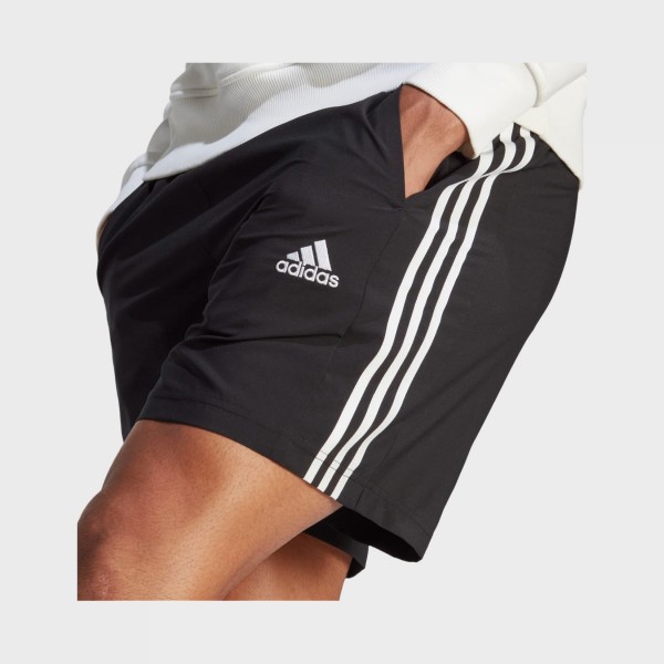Adidas Sportswear Aeroready Essentials Chelsea 3 Stripes Ανδρικο Σορτς Μαυρο