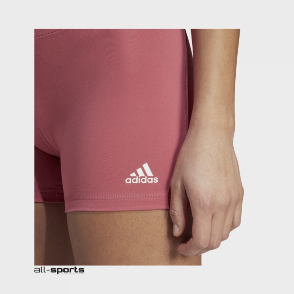 Adidas Yoga Essentials High - Waisted Γυναικειο Σορτσακι Ροζ