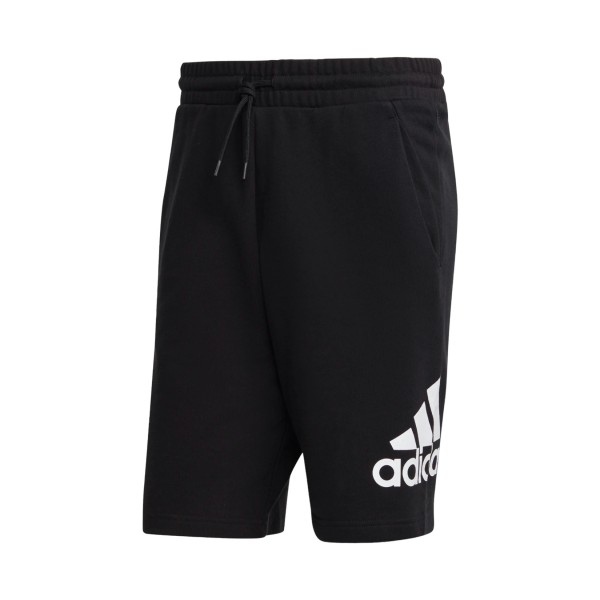 Adidas Essentials Big Logo French Terry Ανδρικη Βερμουδα Μαυρη