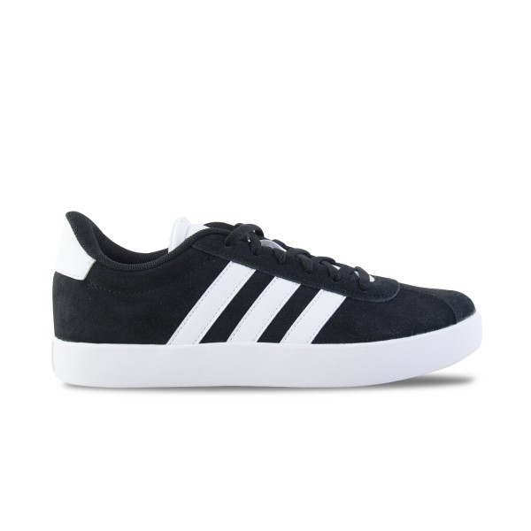Adidas VL Court 3.0 Casual Suede Ανδρικο Παπουτσι Μαυρο - Λευκο